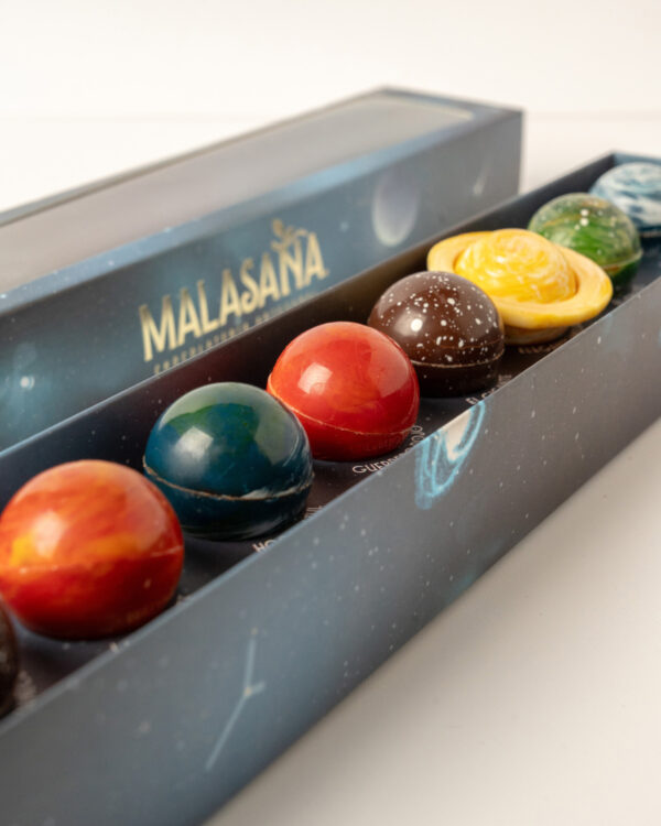 Caja de bombones de planetas